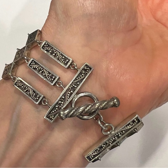 Lois Hill Vintage Sterling Silver Bracelet - Picture 2 of 6